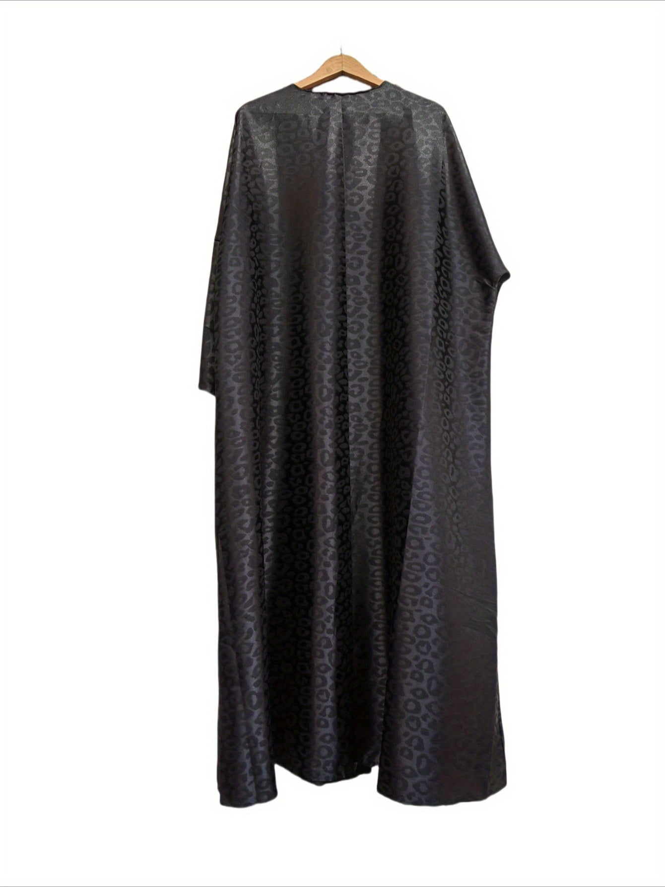 Grandes tailles - Abaya élégante grande taille à imprimé léopard